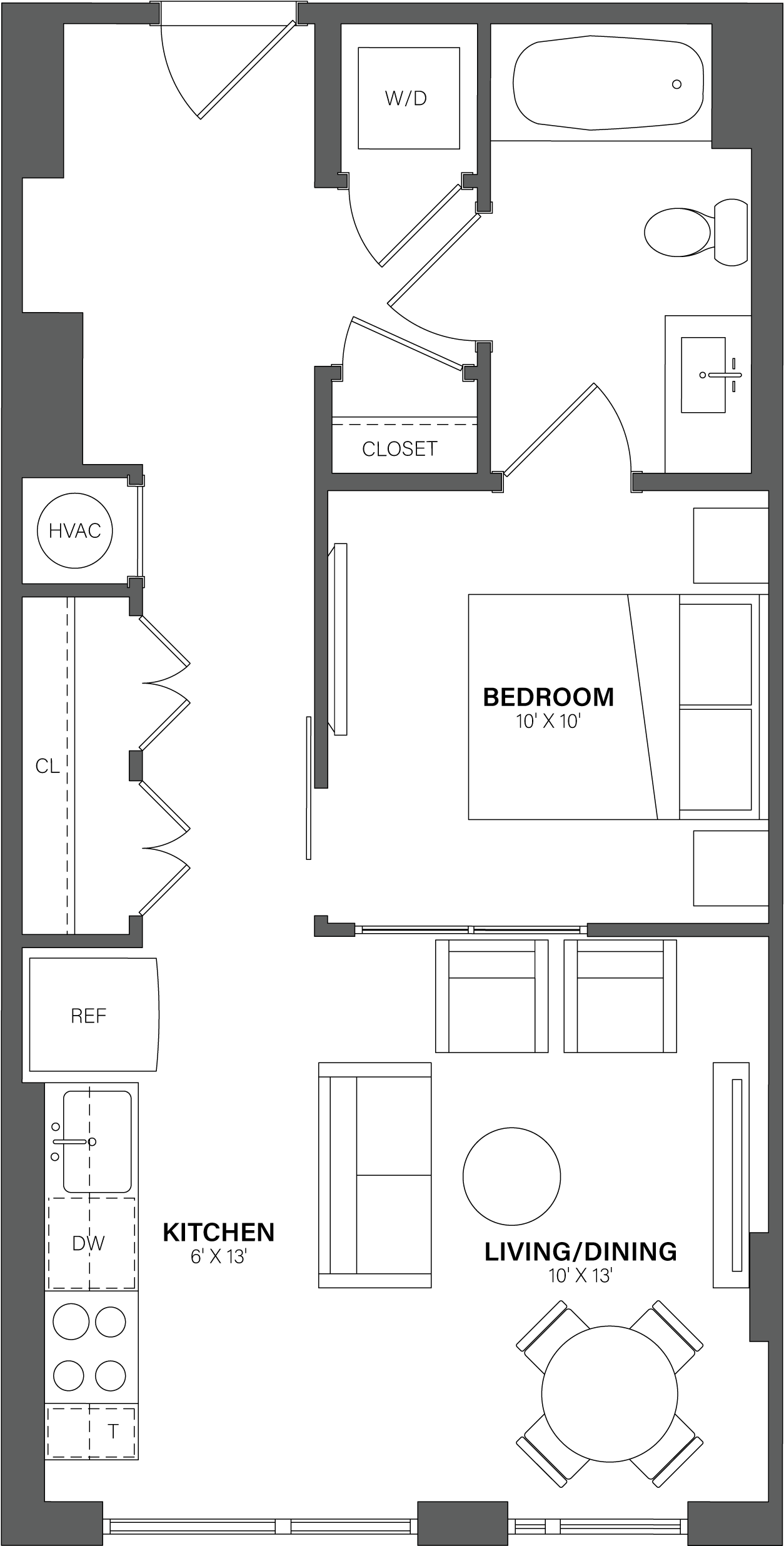 Floorplan image of apartment 0439